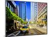 Taxi Cabs - Downtown - San Francisco - Californie - United States-Philippe Hugonnard-Mounted Photographic Print