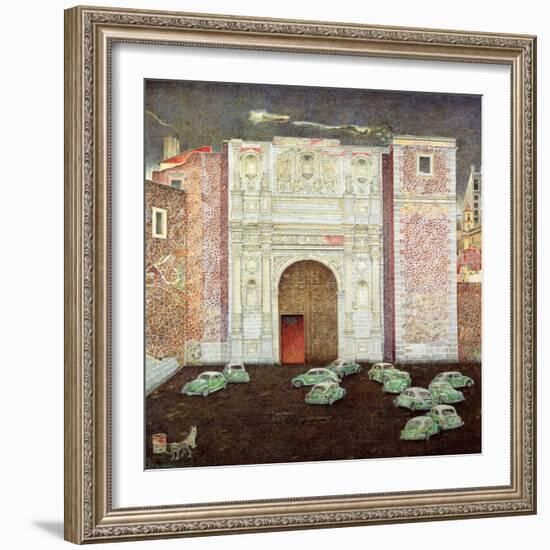 Taxi Depot, San Lazaro, Mexico City, 2003-James Reeve-Framed Giclee Print