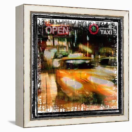 Taxi Diver-Jean-François Dupuis-Framed Stretched Canvas