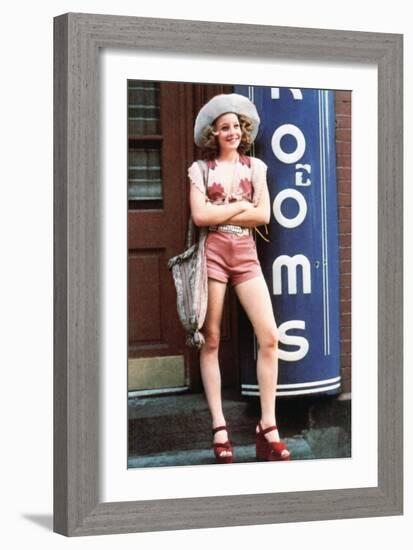 Taxi Driver, Jodie Foster, 1976-null-Framed Premium Photographic Print