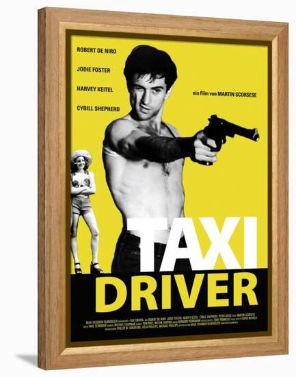 Taxi Driver, Jodie Foster, Robert De Niro, 1976-null-Framed Stretched Canvas