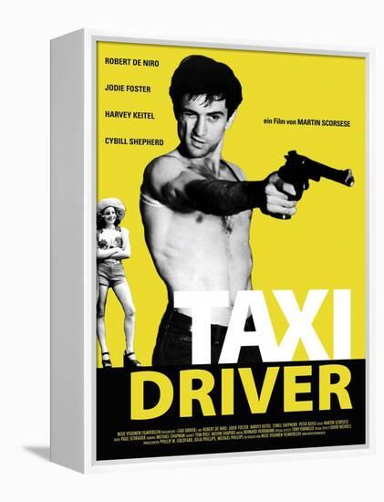 Taxi Driver, Jodie Foster, Robert De Niro, 1976-null-Framed Stretched Canvas