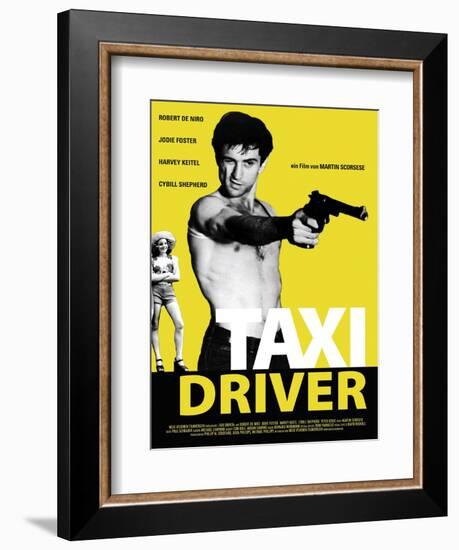 Taxi Driver, Jodie Foster, Robert De Niro, 1976-null-Framed Art Print