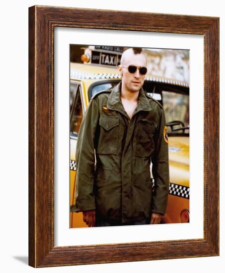 Taxi Driver, Robert De Niro, 1976-null-Framed Photo