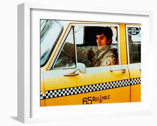 Taxi Driver, Robert De Niro, 1976-null-Framed Photo