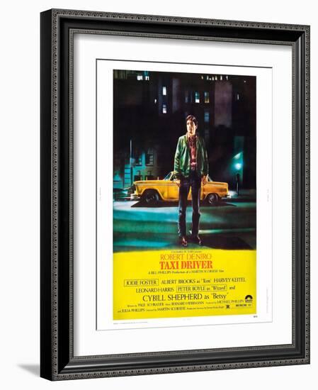 Taxi Driver, Robert De Niro, 1976-null-Framed Art Print