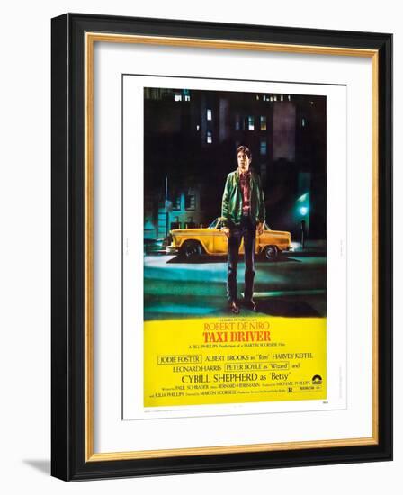 Taxi Driver, Robert De Niro, 1976-null-Framed Art Print