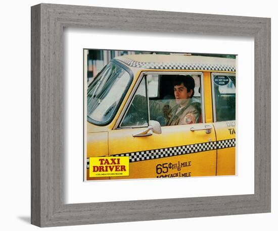 Taxi Driver, Robert De Niro, 1976-null-Framed Premium Giclee Print