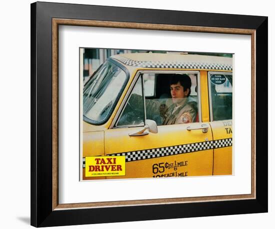 Taxi Driver, Robert De Niro, 1976-null-Framed Premium Giclee Print