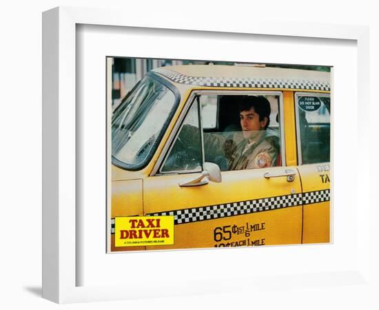Taxi Driver, Robert De Niro, 1976-null-Framed Premium Giclee Print
