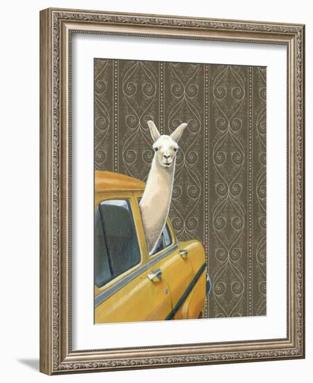 Taxi Llama-Jason Ratliff-Framed Giclee Print