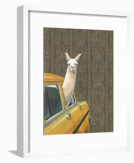 Taxi Llama-Jason Ratliff-Framed Giclee Print