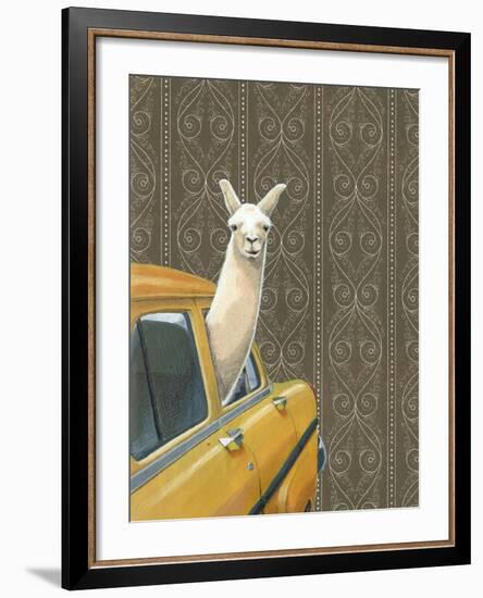 Taxi Llama-Jason Ratliff-Framed Giclee Print