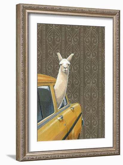 Taxi Llama-Jason Ratliff-Framed Giclee Print