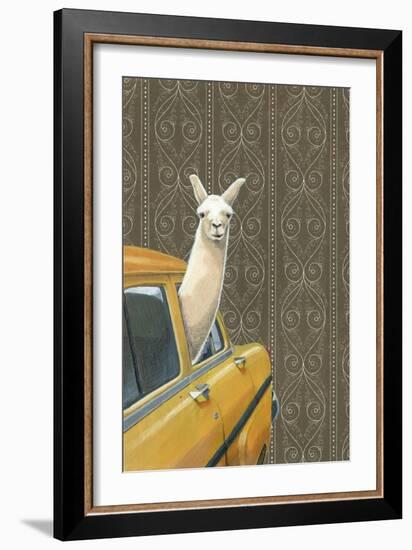 Taxi Llama-Jason Ratliff-Framed Giclee Print