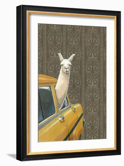 Taxi Llama-Jason Ratliff-Framed Giclee Print