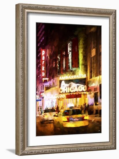 Taxi New York-Philippe Hugonnard-Framed Giclee Print