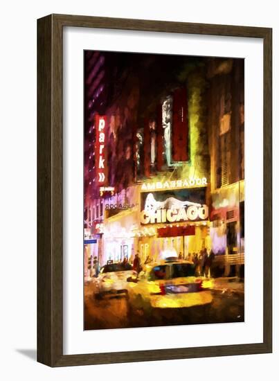 Taxi New York-Philippe Hugonnard-Framed Giclee Print