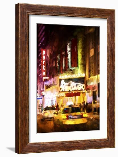 Taxi New York-Philippe Hugonnard-Framed Giclee Print