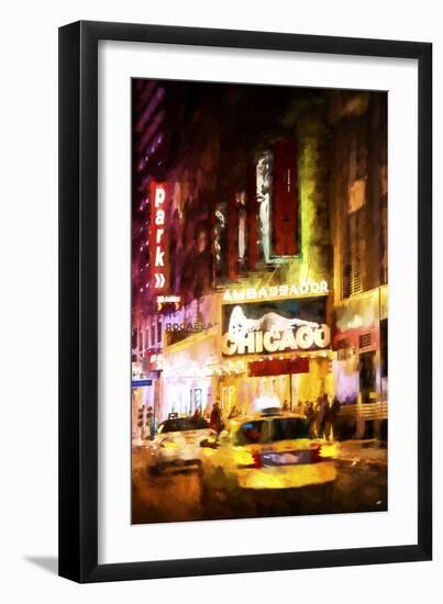 Taxi New York-Philippe Hugonnard-Framed Giclee Print