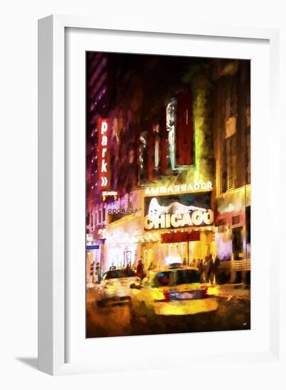 Taxi New York-Philippe Hugonnard-Framed Giclee Print