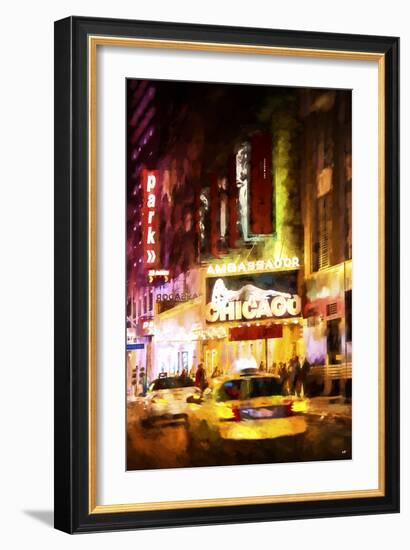 Taxi New York-Philippe Hugonnard-Framed Giclee Print