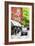 Taxi Please! - In the Style of Oil Painting-Philippe Hugonnard-Framed Giclee Print