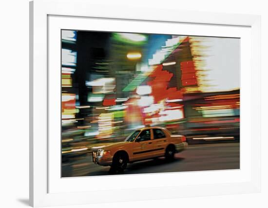 Taxi Trip-Cesano Boscone-Framed Art Print