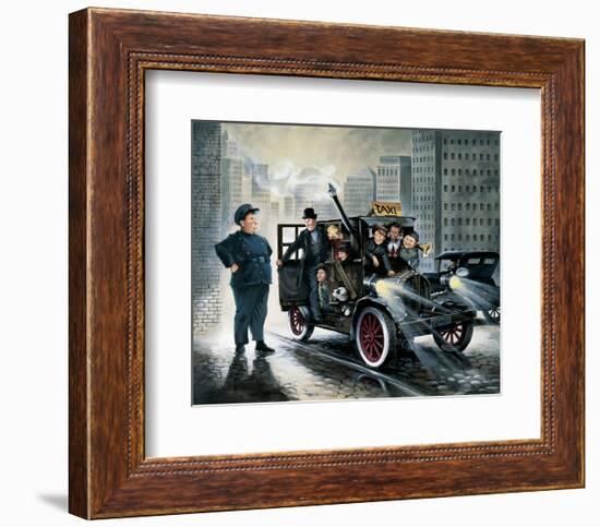 Taxi-Renate Holzner-Framed Premium Giclee Print