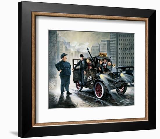 Taxi-Renate Holzner-Framed Premium Giclee Print