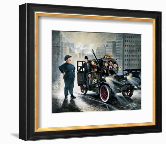 Taxi-Renate Holzner-Framed Premium Giclee Print