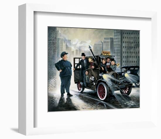 Taxi-Renate Holzner-Framed Premium Giclee Print