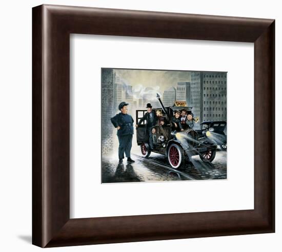 Taxi-Renate Holzner-Framed Art Print