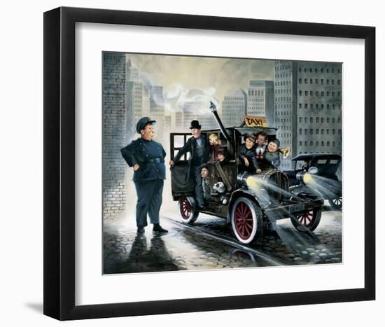 Taxi-Renate Holzner-Framed Art Print