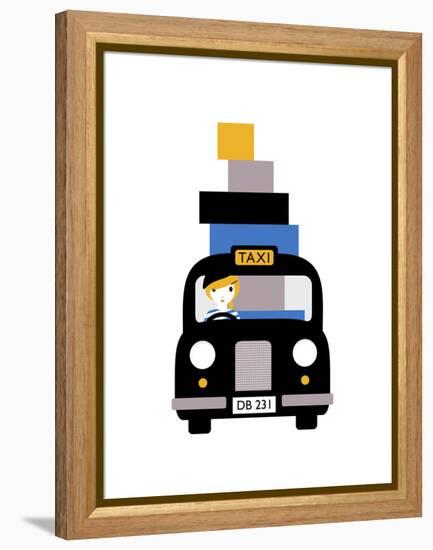 Taxi-Dicky Bird-Framed Premier Image Canvas