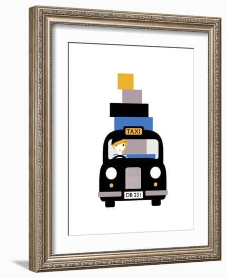 Taxi-Dicky Bird-Framed Giclee Print
