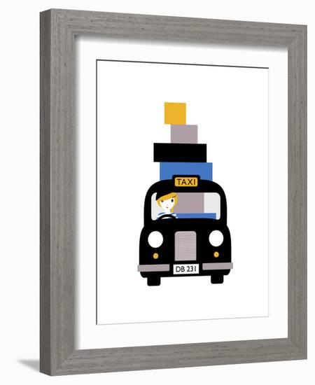 Taxi-Dicky Bird-Framed Giclee Print