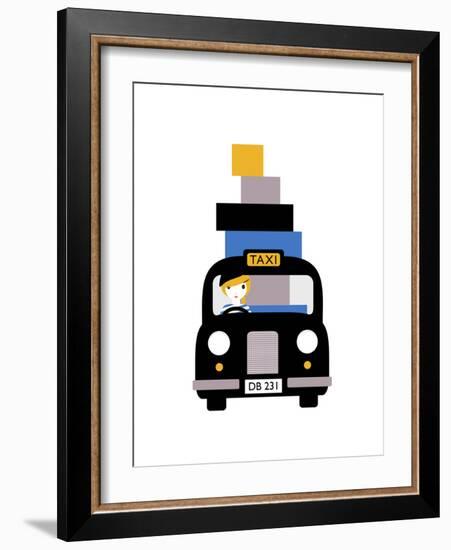 Taxi-Dicky Bird-Framed Giclee Print