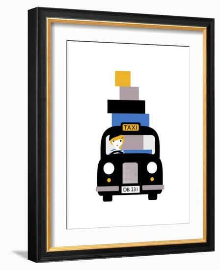 Taxi-Dicky Bird-Framed Giclee Print