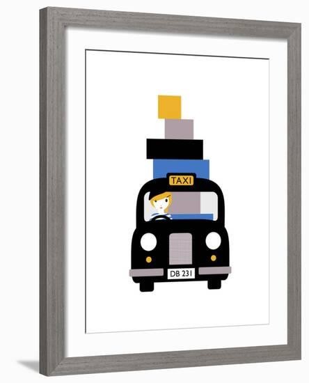 Taxi-Dicky Bird-Framed Giclee Print