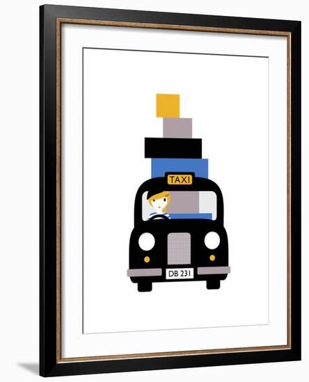 Taxi-Dicky Bird-Framed Giclee Print