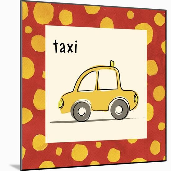 Taxi-null-Mounted Giclee Print