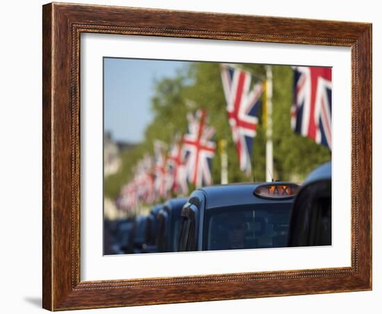 Taxis on the Mall, London, England, Uk-Jon Arnold-Framed Photographic Print