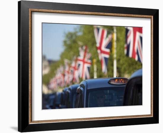 Taxis on the Mall, London, England, Uk-Jon Arnold-Framed Photographic Print