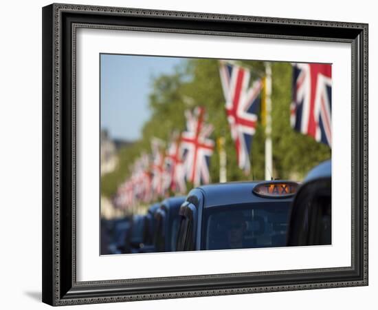 Taxis on the Mall, London, England, Uk-Jon Arnold-Framed Photographic Print