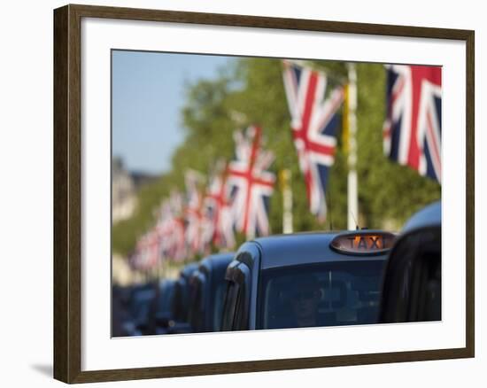 Taxis on the Mall, London, England, Uk-Jon Arnold-Framed Photographic Print