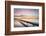 Taylor Dock Boardwalk during twilight afterglow, Boulevard Park Bellingham, Washington State-Alan Majchrowicz-Framed Photographic Print