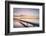 Taylor Dock Boardwalk during twilight afterglow, Boulevard Park Bellingham, Washington State-Alan Majchrowicz-Framed Photographic Print