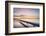 Taylor Dock Boardwalk during twilight afterglow, Boulevard Park Bellingham, Washington State-Alan Majchrowicz-Framed Photographic Print