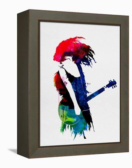 Taylor Watercolor-Lora Feldman-Framed Stretched Canvas